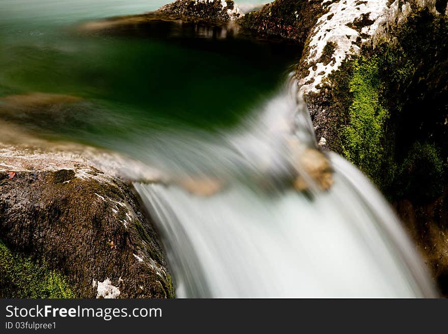 Close up of the river Mostnica near Bohinj. Close up of the river Mostnica near Bohinj