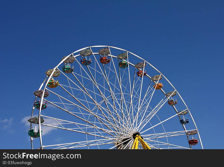 A ferris-wheel at the fair