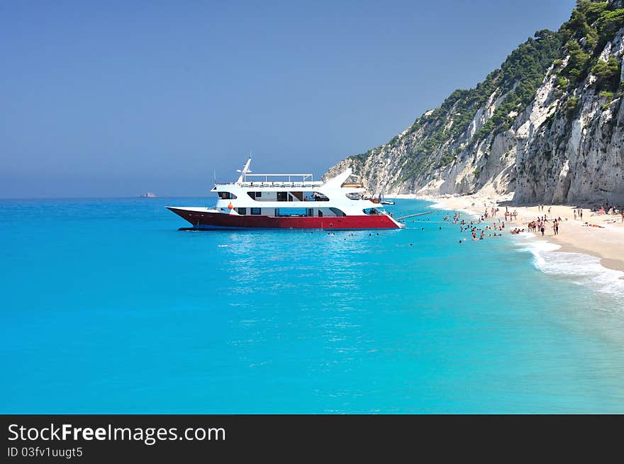 Boat on the seaside