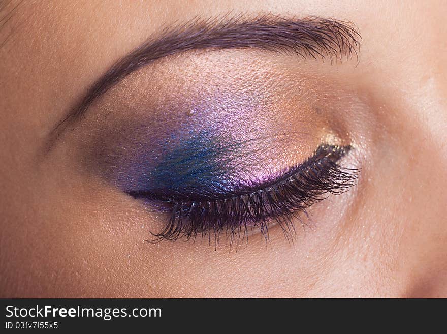 Very beautiful, fantastic make up girl eye. Very beautiful, fantastic make up girl eye.