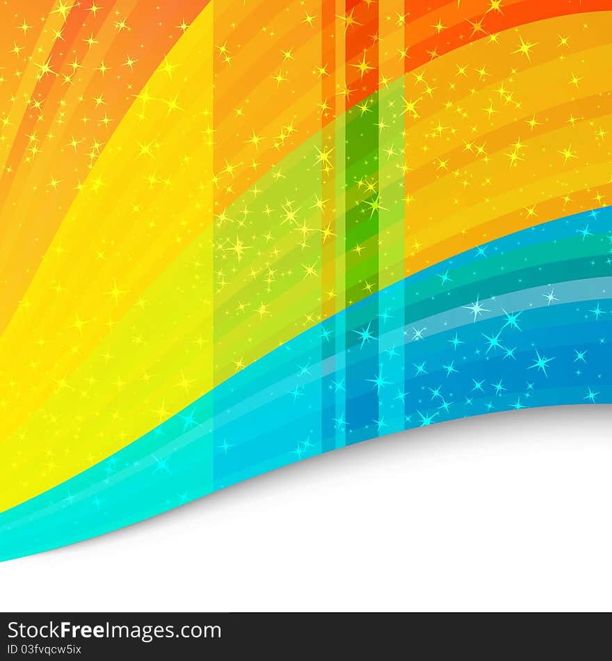 Abstract Rainbow Background