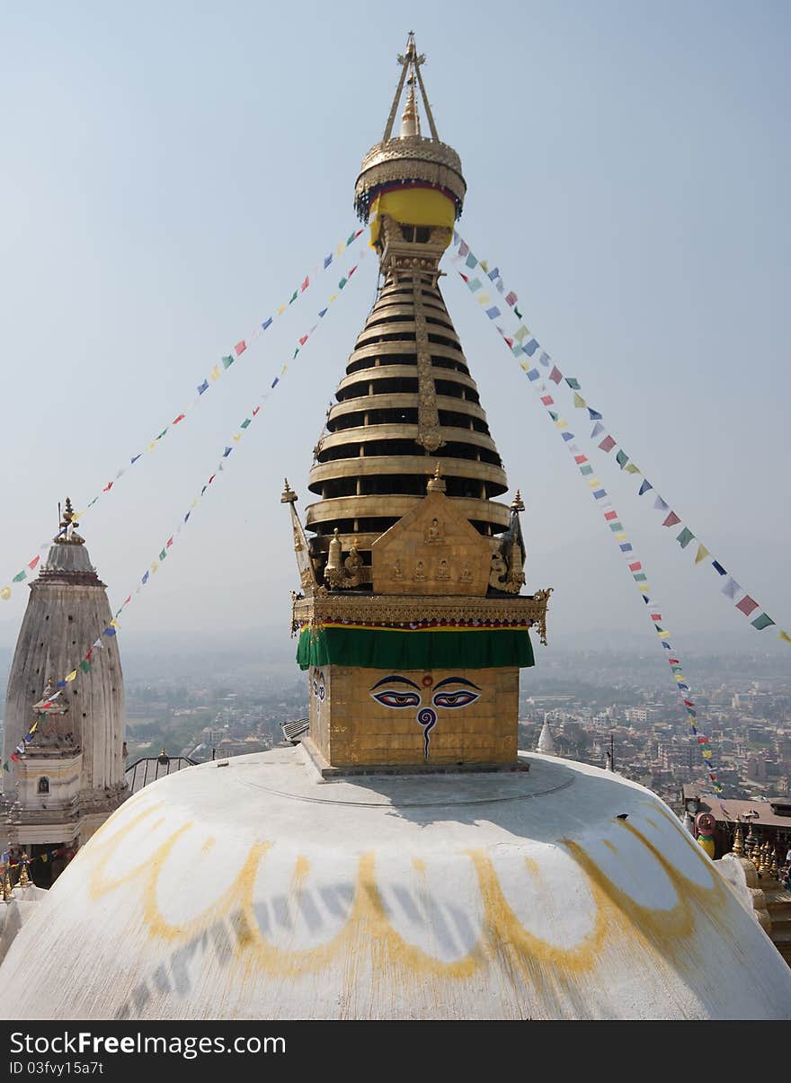 Swayambunath stupa