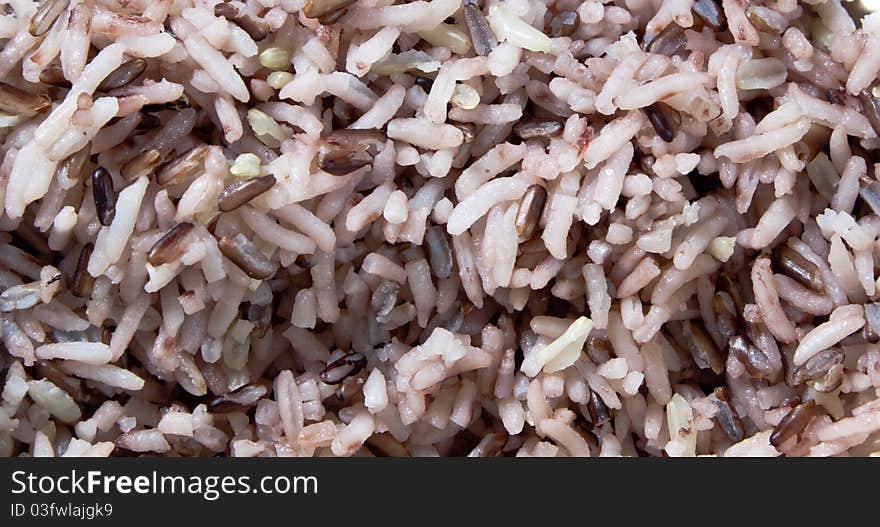 Steam brown rice