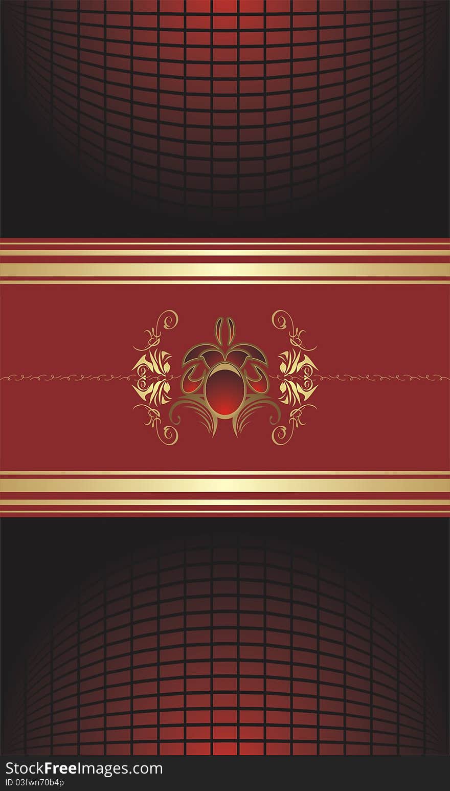 Decorative background for retro design. Illustration