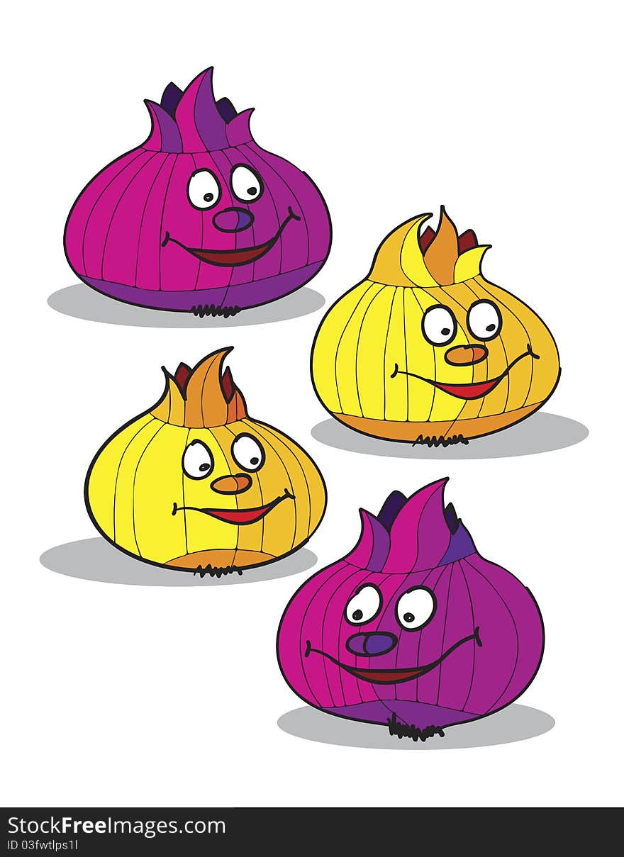 Onions Cartoon