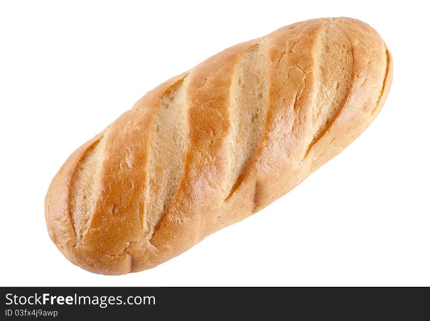 Appetizing bread on White Background. Appetizing bread on White Background