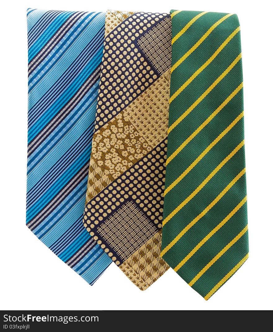 Three different tie