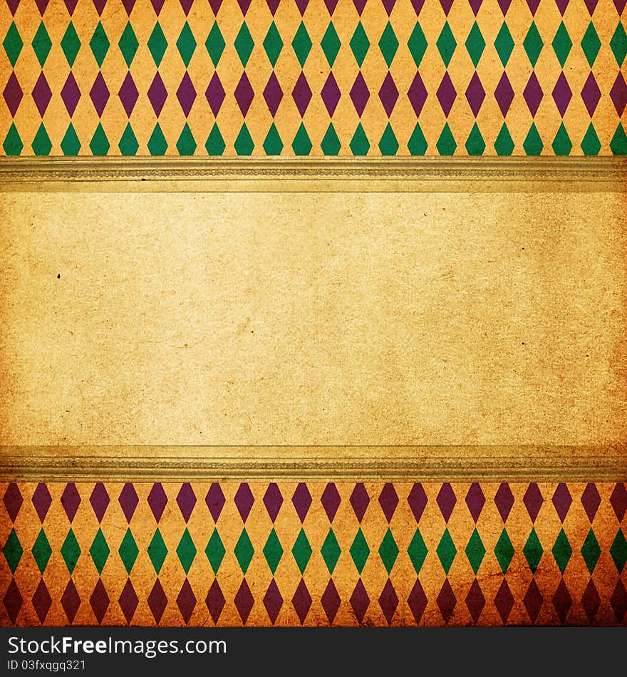 Vintage background from grunge paper