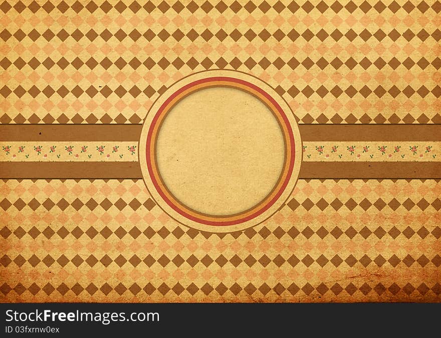 Vintage background from grunge paper