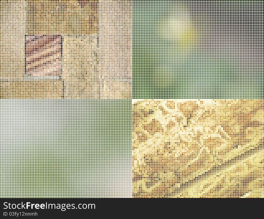 Nature patchworks backgrounds. Elements for your design. Nature patchworks backgrounds. Elements for your design