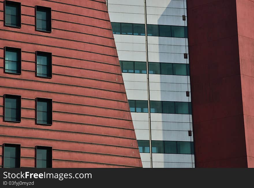 This was the exterior surface of a modern building, shot in Shanghai, China. This was the exterior surface of a modern building, shot in Shanghai, China.