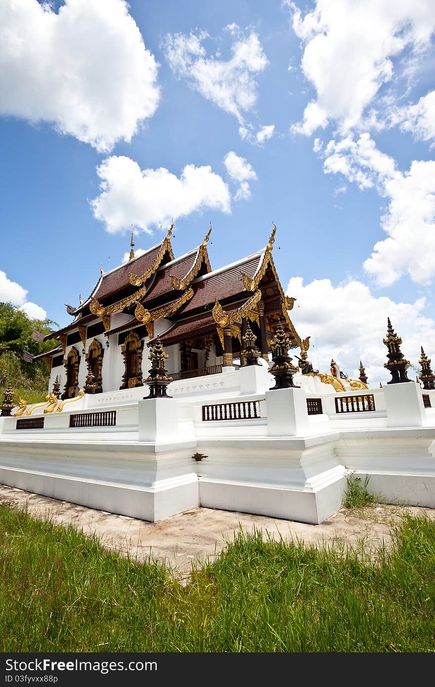 Temple In Northern Thailand