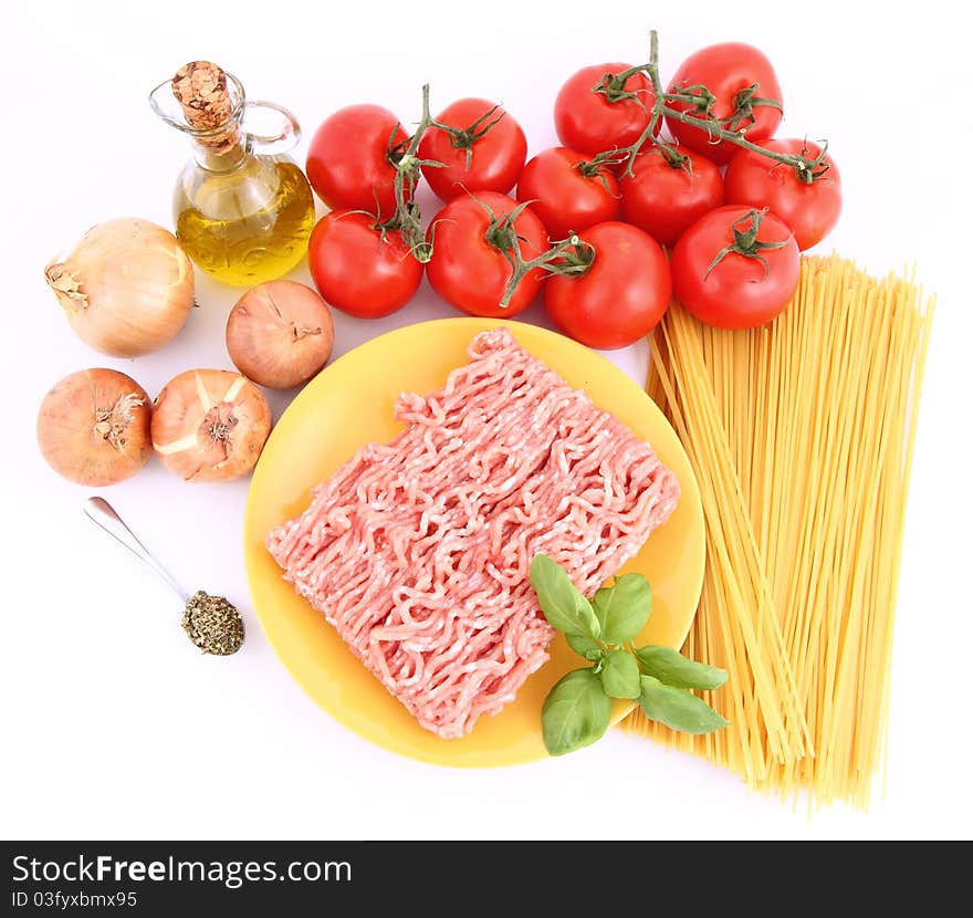 Spaghetti Bolognese Ingredients