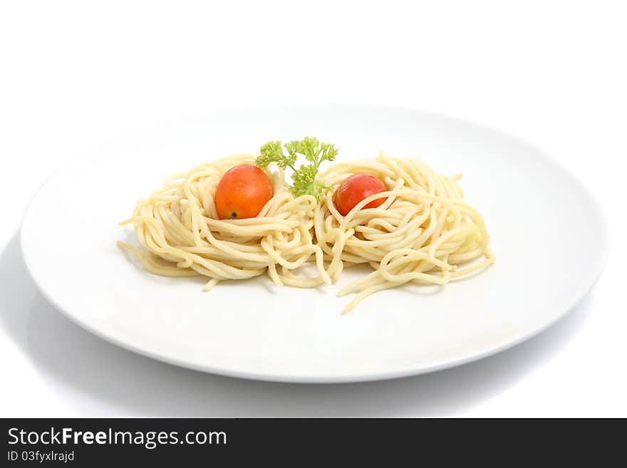 Spaghetti isolated in white backgroud

thank for your support