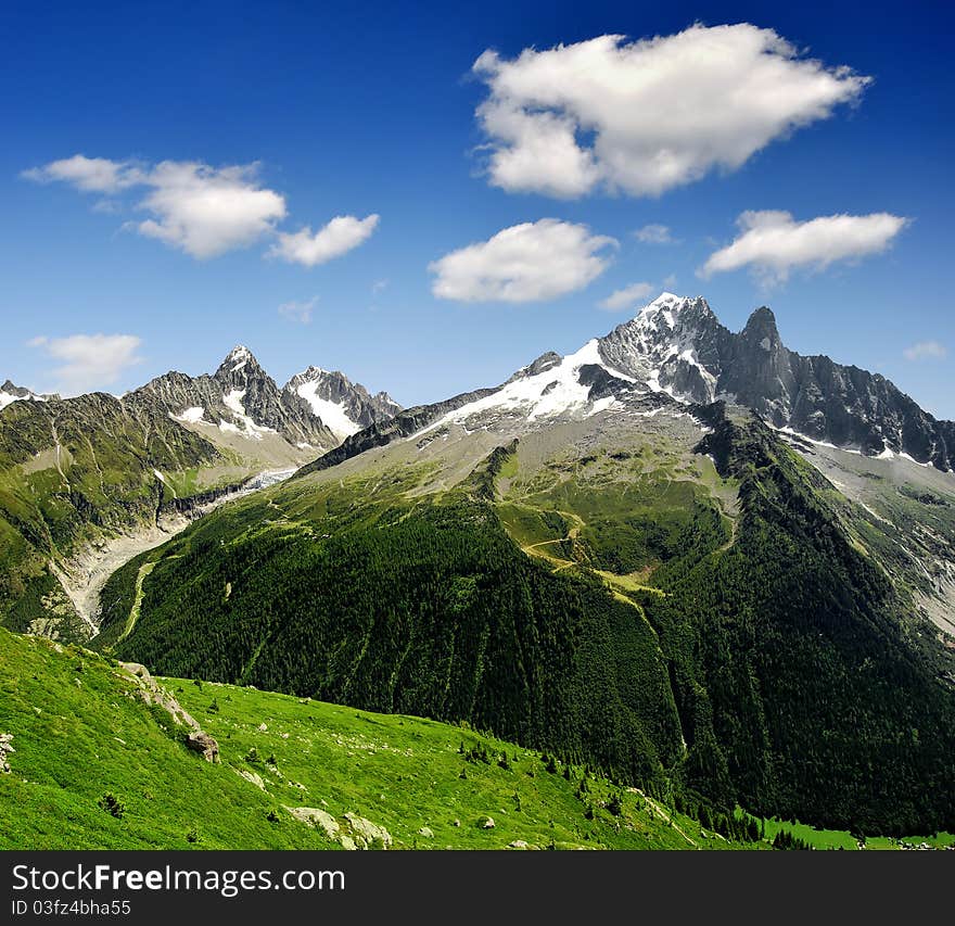 View of the Savoy Alps-Europe