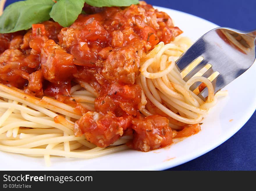 Spaghetti bolognese