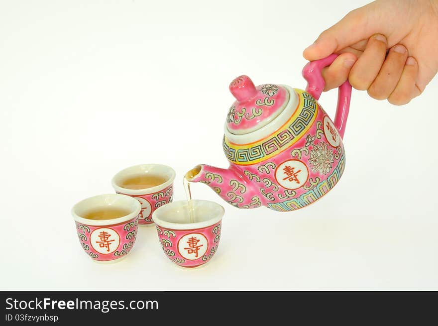 Serving Chinese Tea