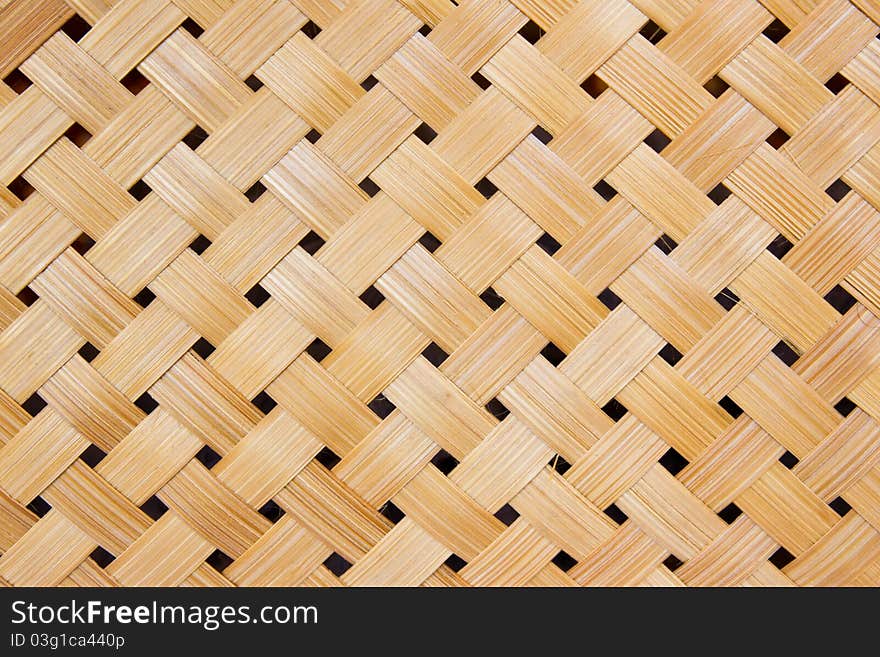 Woven bamboo pattern