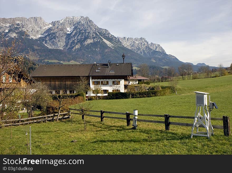 A small alpine Austrian village. A small alpine Austrian village