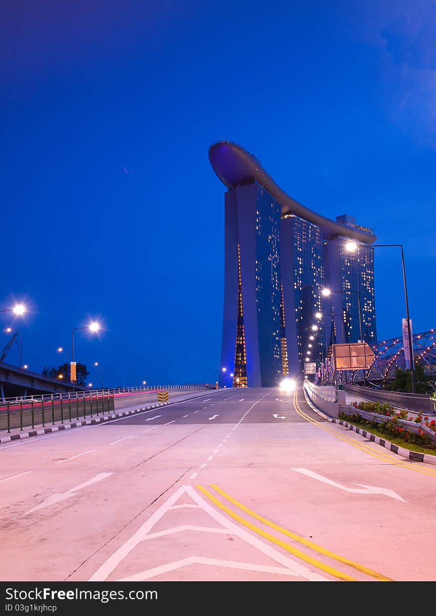 Singapore City at Night