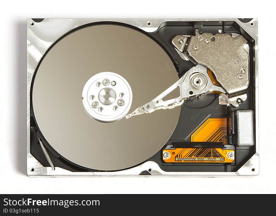 Open hard disk