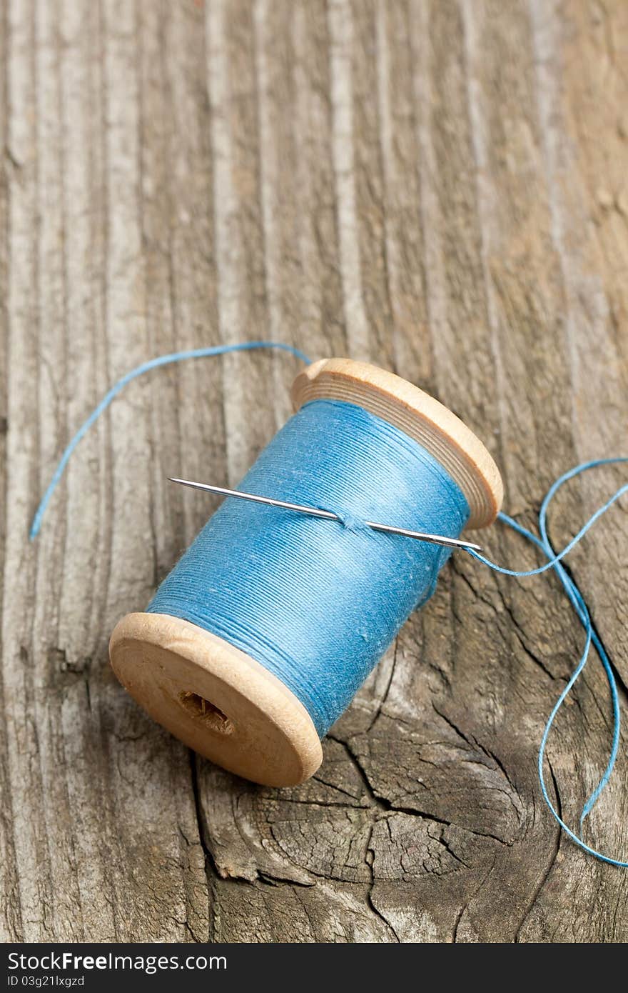 Spool Of Thread And Needle