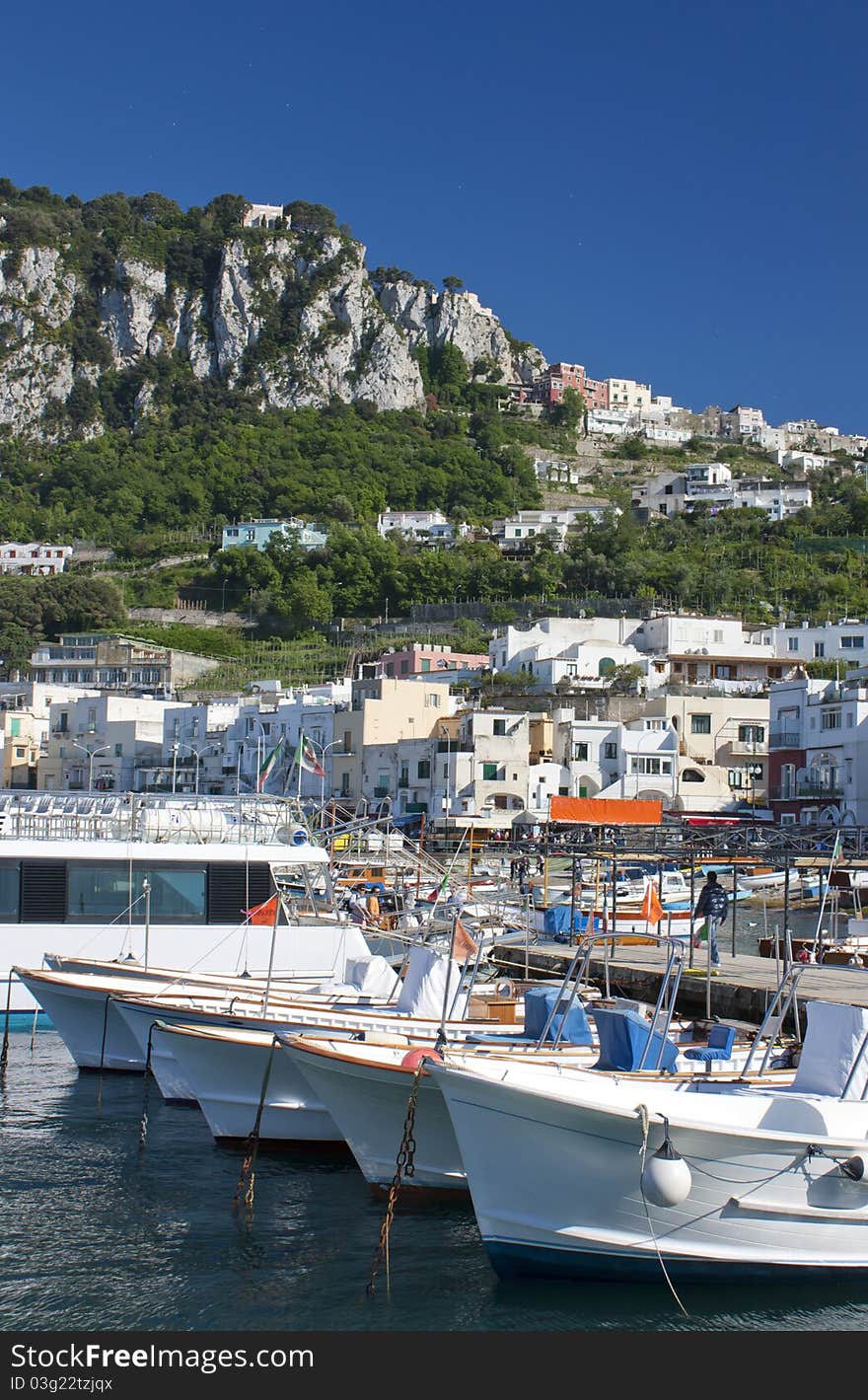 Capri - view of port