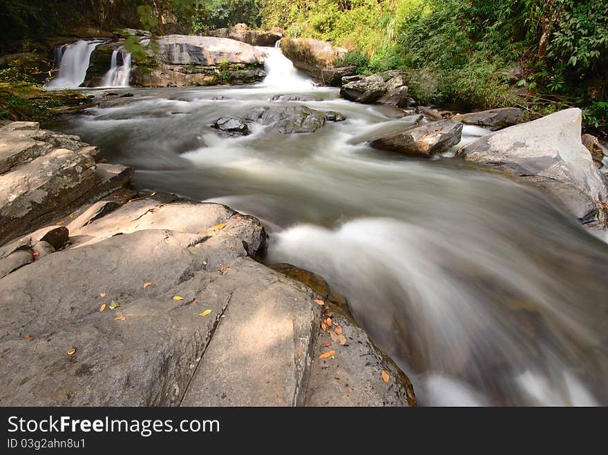 Water stream at Chiangmai, Thailand