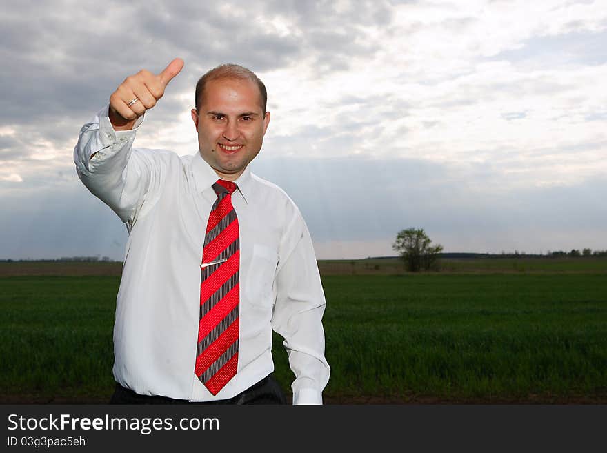 Businessmen And Nature