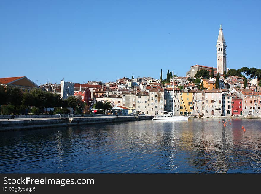 Rovinj in Istra in Croatia