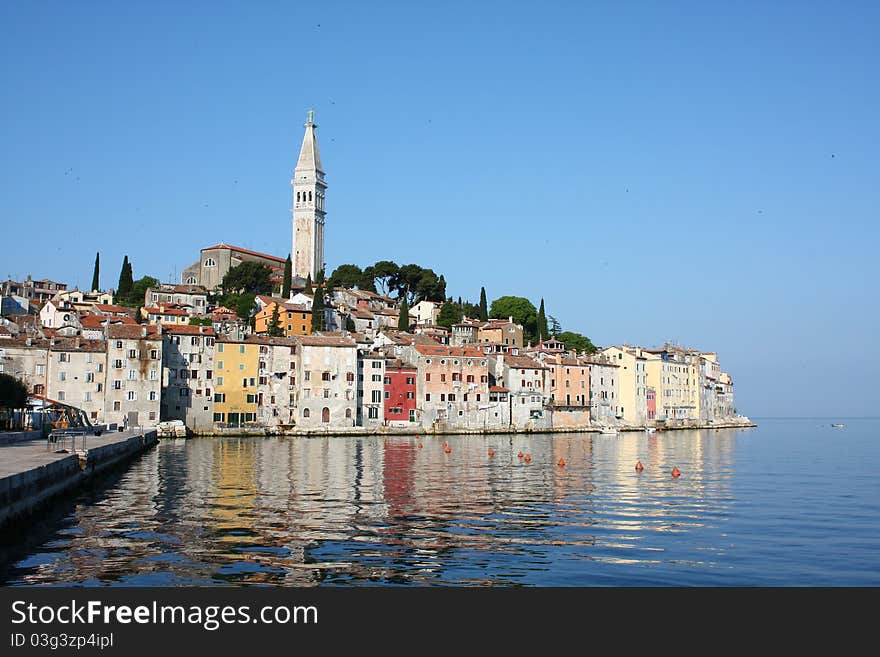 Rovinj in Istra in Croatia