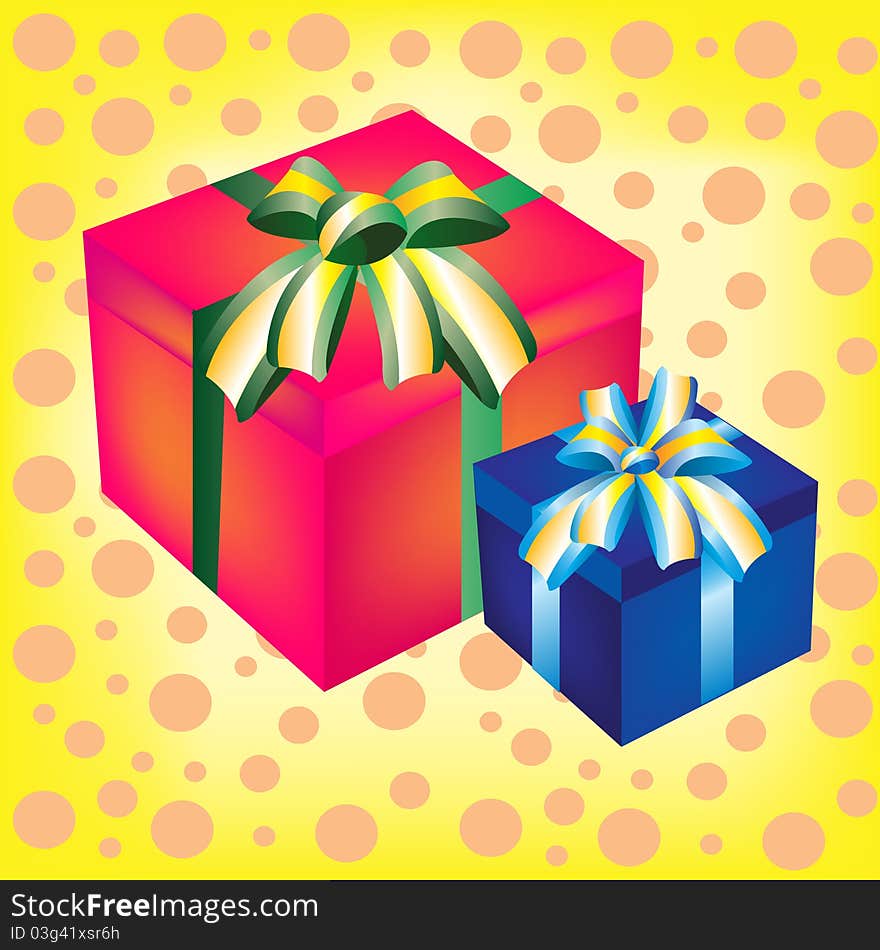 Two Boxes With Gift