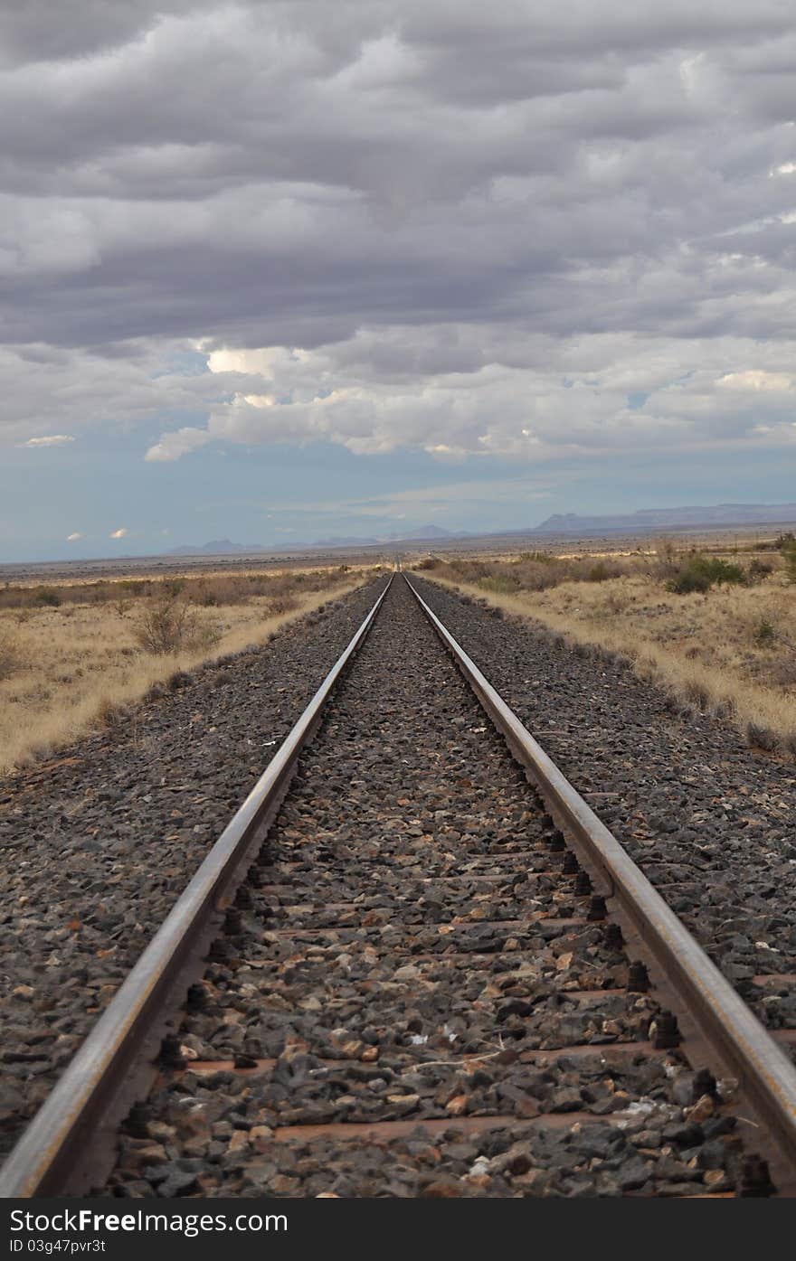 Namibian railway line on the way to Windhoek. Namibian railway line on the way to Windhoek