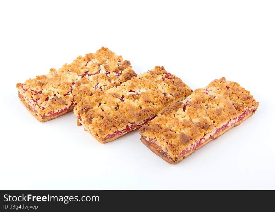 Cookies On A White Background