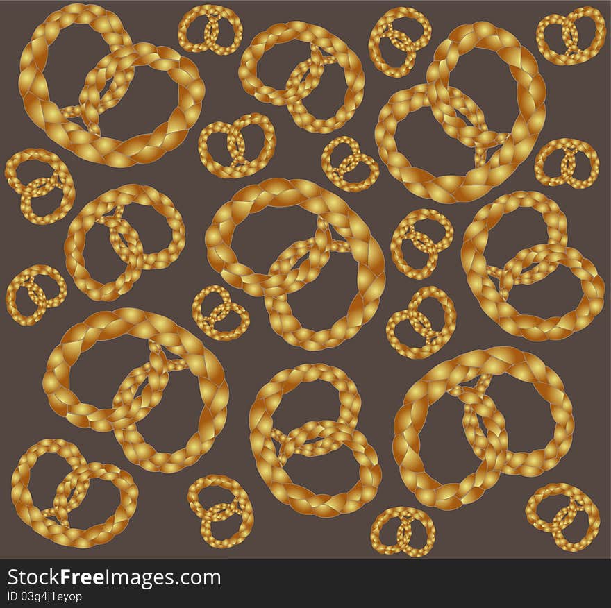 Seamless background . Illustration bread. Beautifu