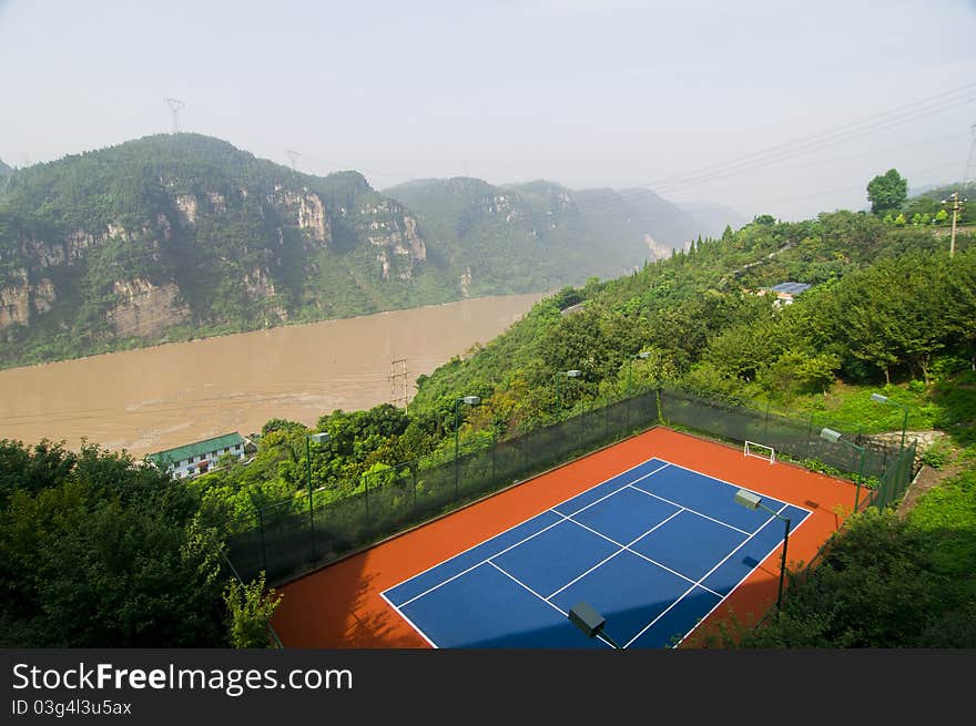 The beautiful scenery of the Three Gorges in China. The beautiful scenery of the Three Gorges in China