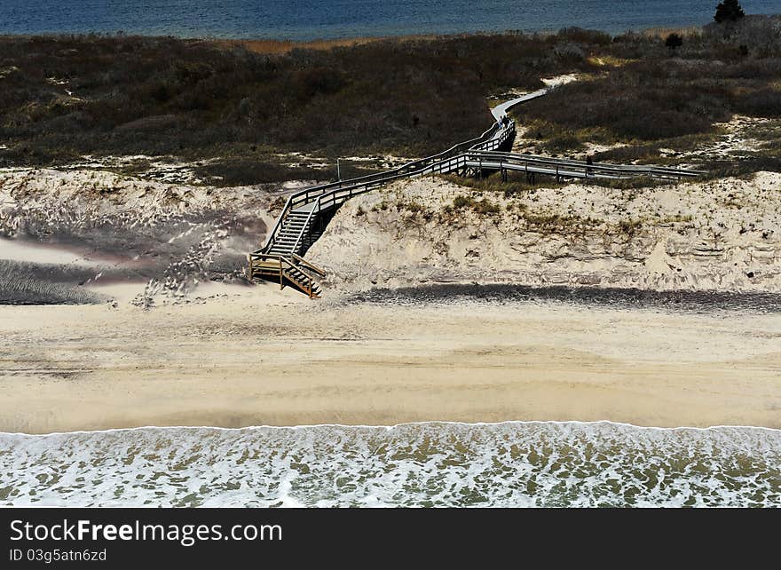 Bird S-eye View Of Beach