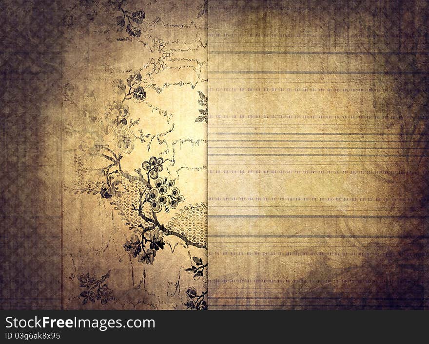 Abstract background design - picture in brown tones