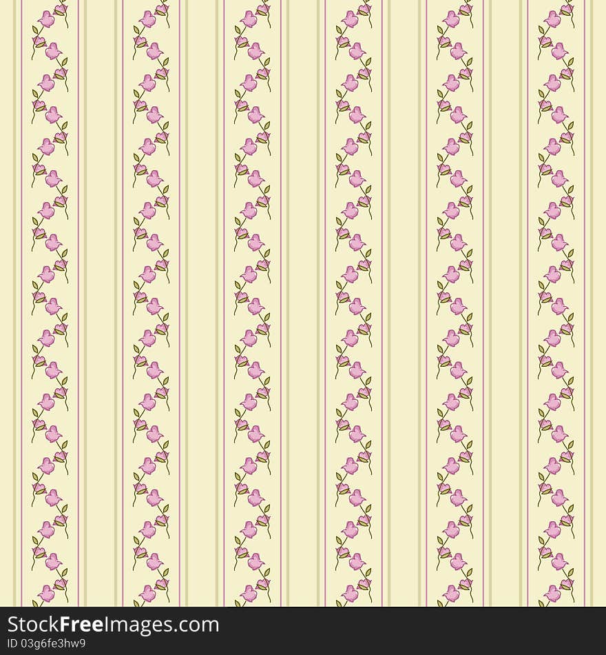 Floral Seamless Wallpaper