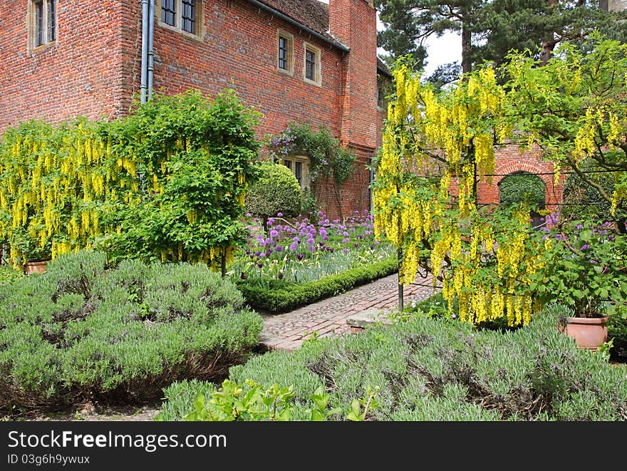 Path through an English Walled Garden