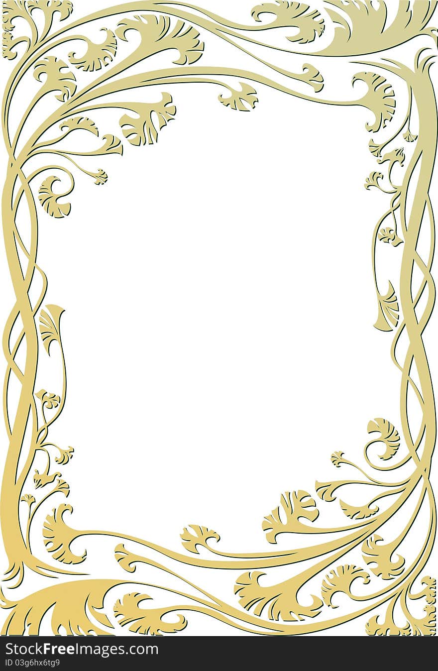 Floral frame