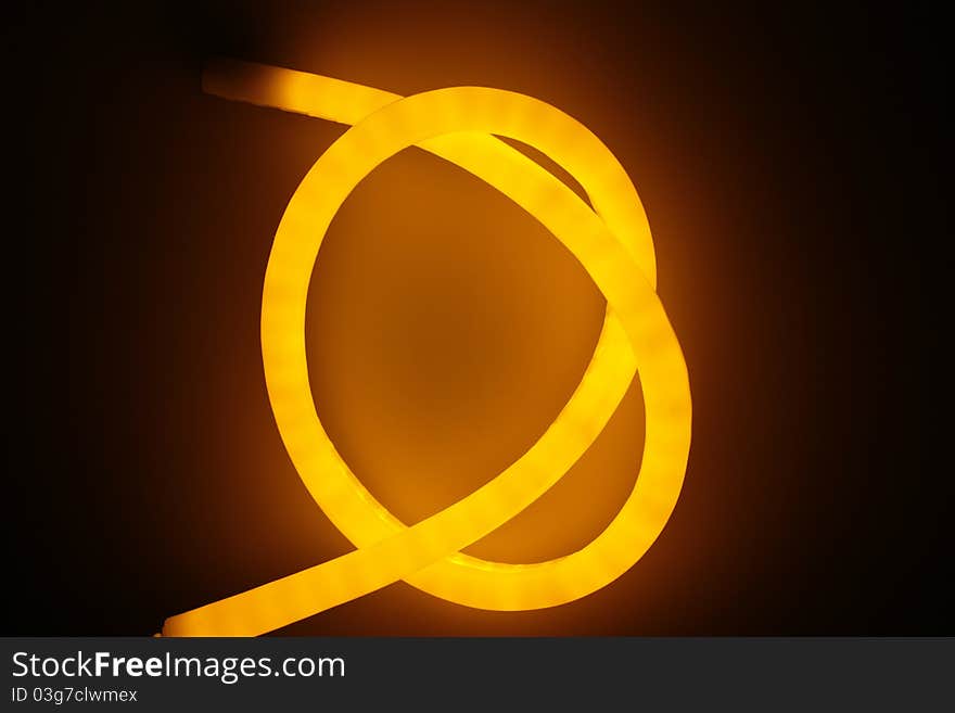 Yellow Light Of Led Lamp