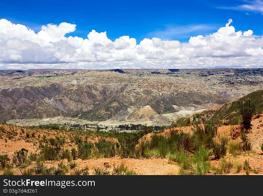 Mountain landscape, Bolivia