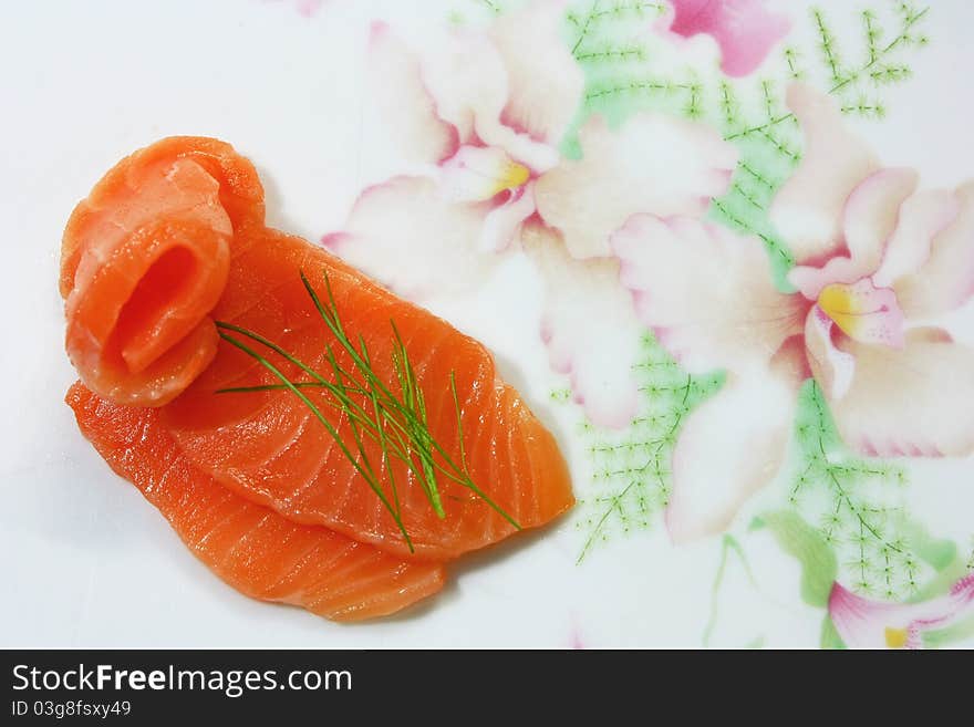 Salmon Seshimi