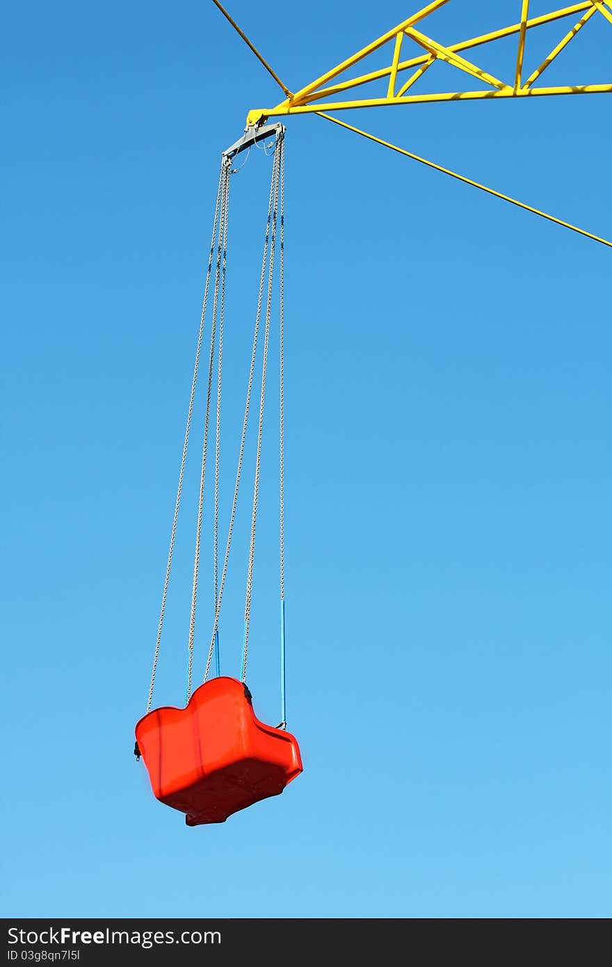 Armchair of a children s roundabout