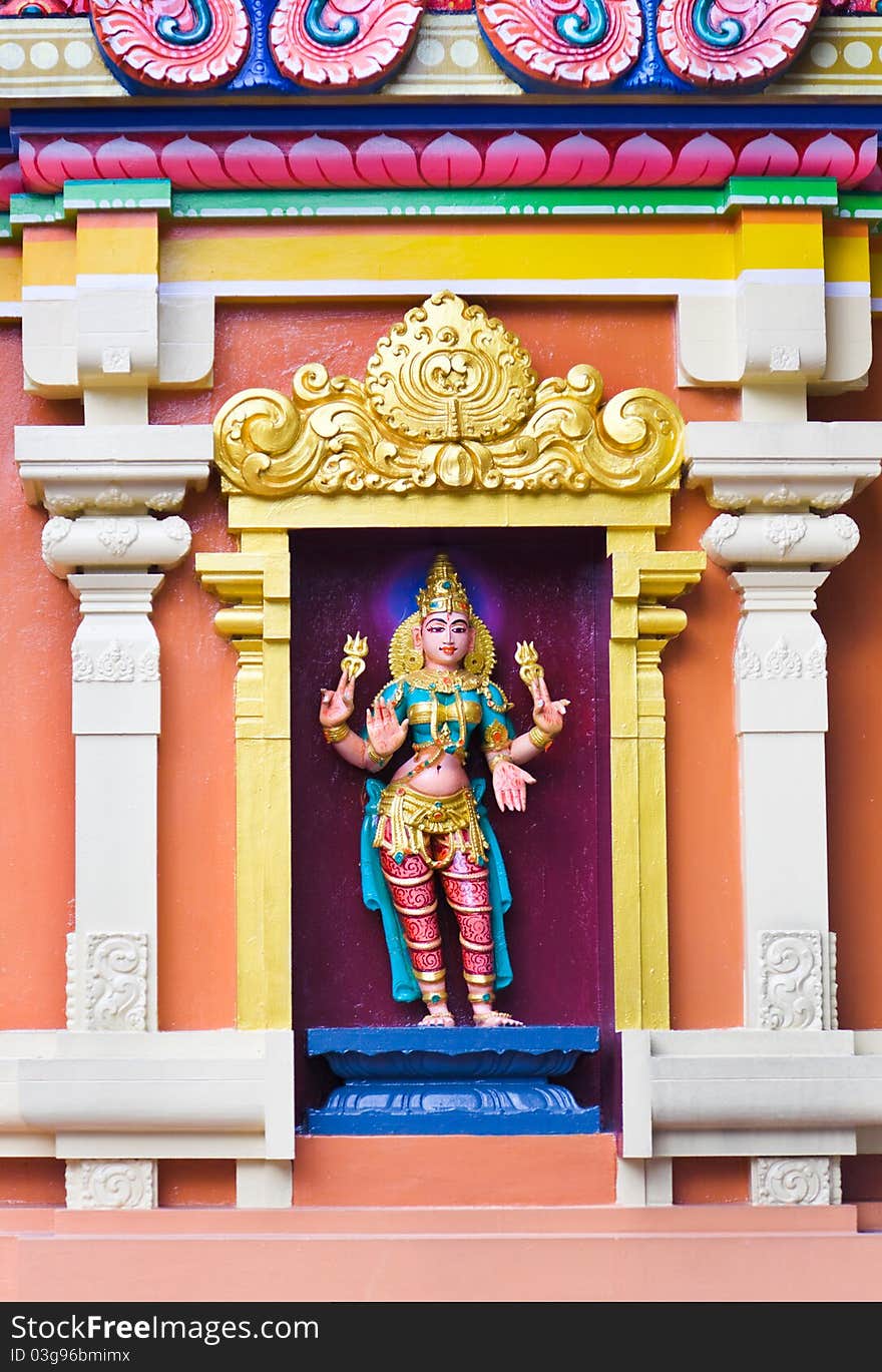 Hindu temple at Kuala Lumpur Malaysia - religion symbol