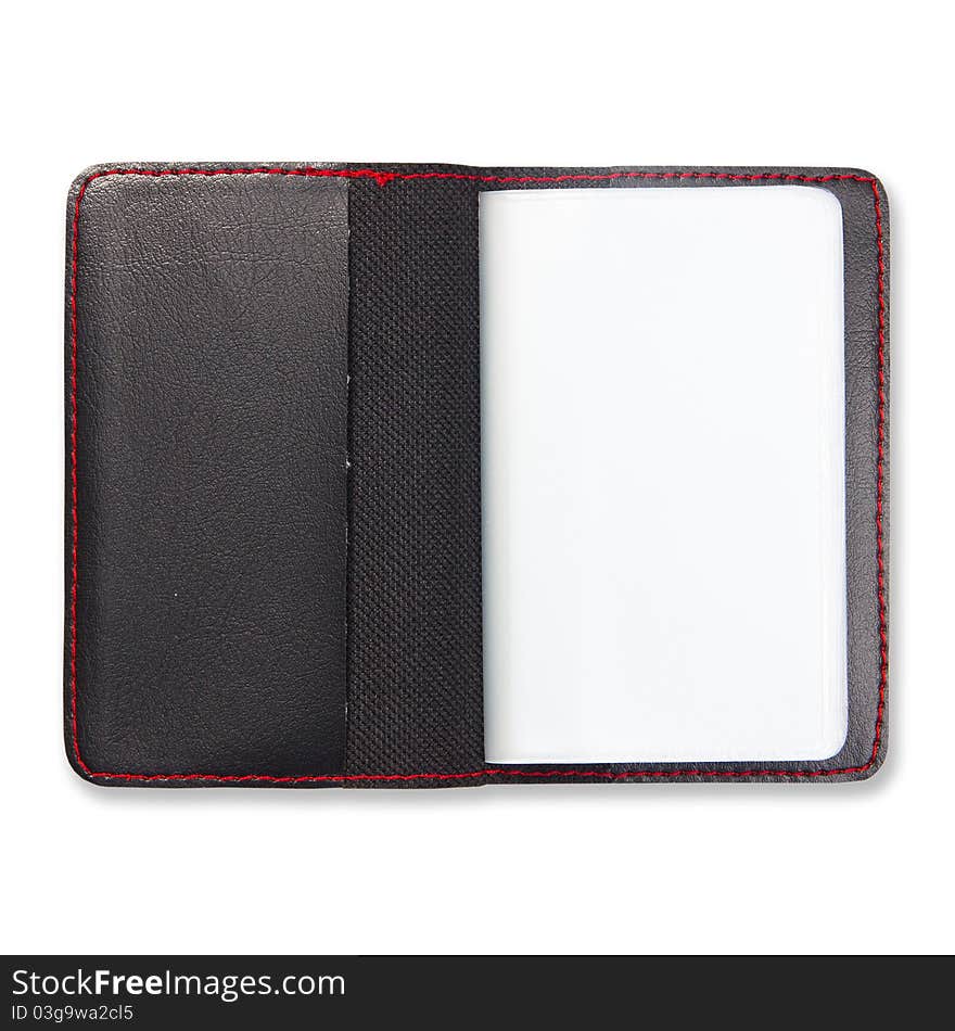 Leather busuness card correction book