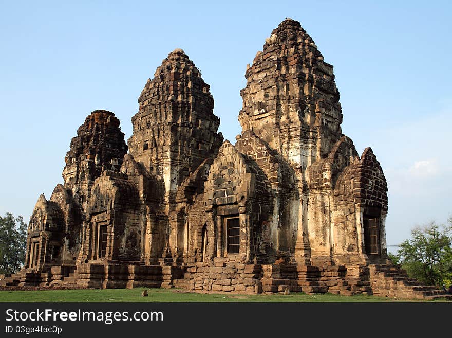 Ancient temple inThailand