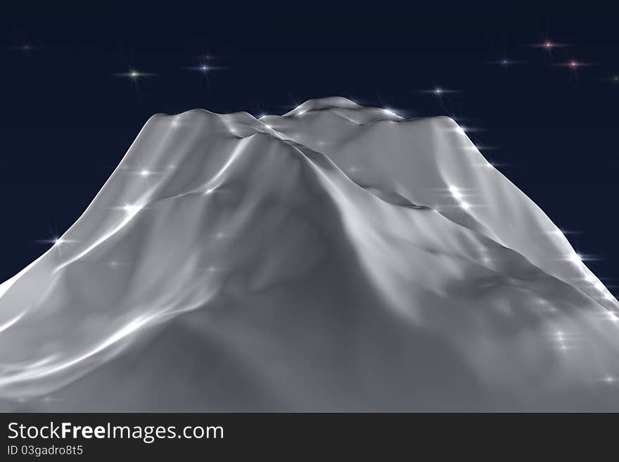 3d render of iceberg