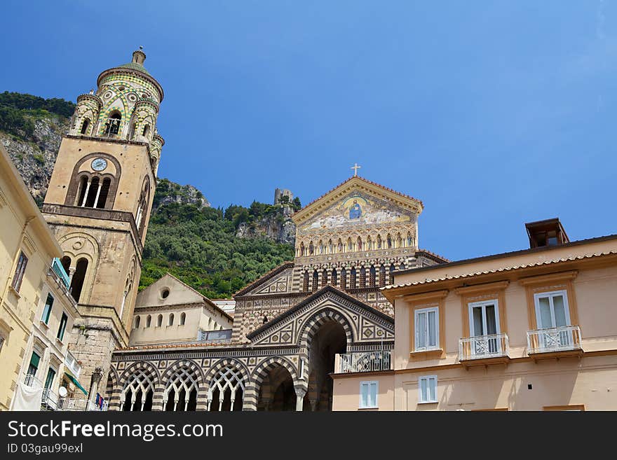 The Cathedral of St. Andrew, Amalfi is a highly unique cathedral full of interesting sights. The Cathedral of St. Andrew, Amalfi is a highly unique cathedral full of interesting sights.